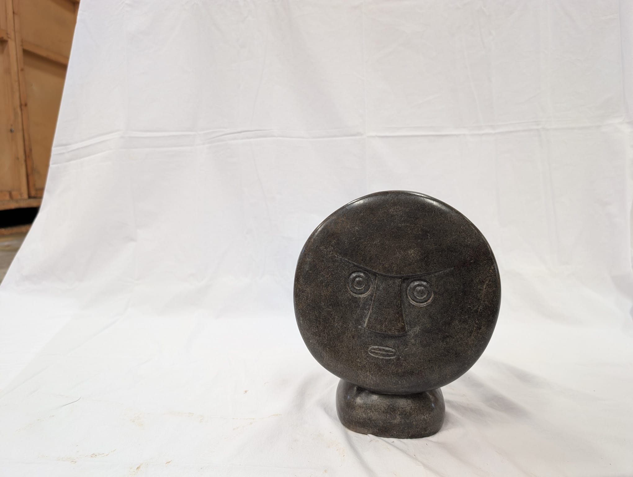 Twin, a stone sculpture by Edward Chiwawa